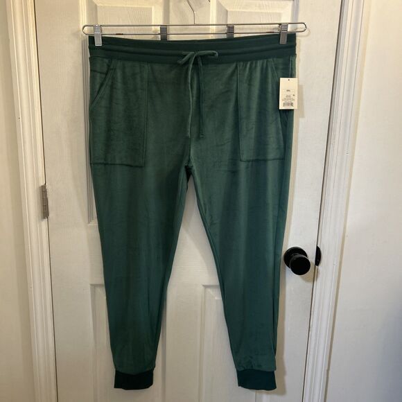 NWT Stars Above Women's 2XL Green Lounge Sleep Jogger Pants Soft Cozy Comfy - Picture 1 of 16